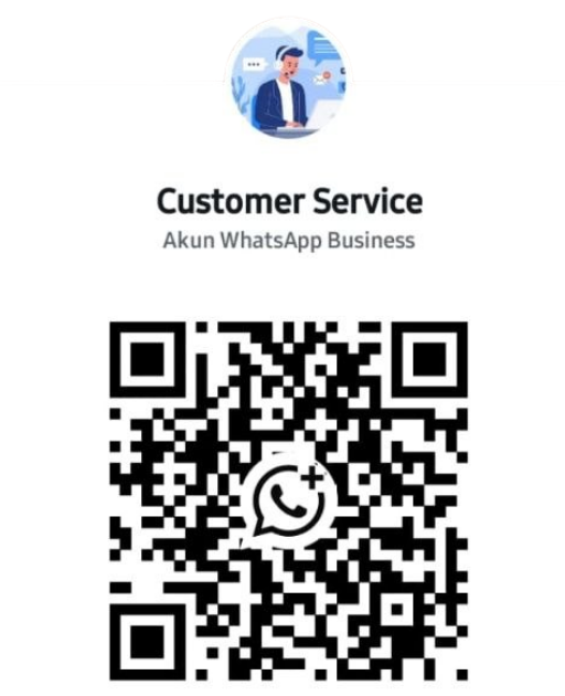 QR Code WhatsApp Customer Service Reload Pulsa